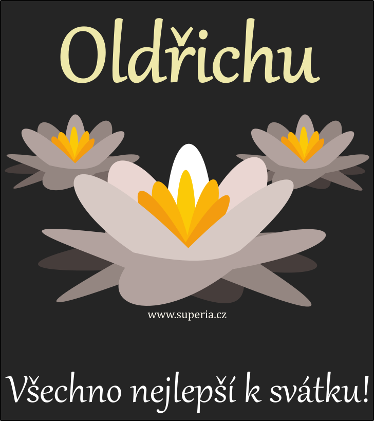 Oldich (20. nor), blahopn, gratulace, gratulace k svtku, jmeninm, obrzek s textem. Ola, Olnek, Oldek, Olda, Olou, Olouek, Olin, Olek, Olk