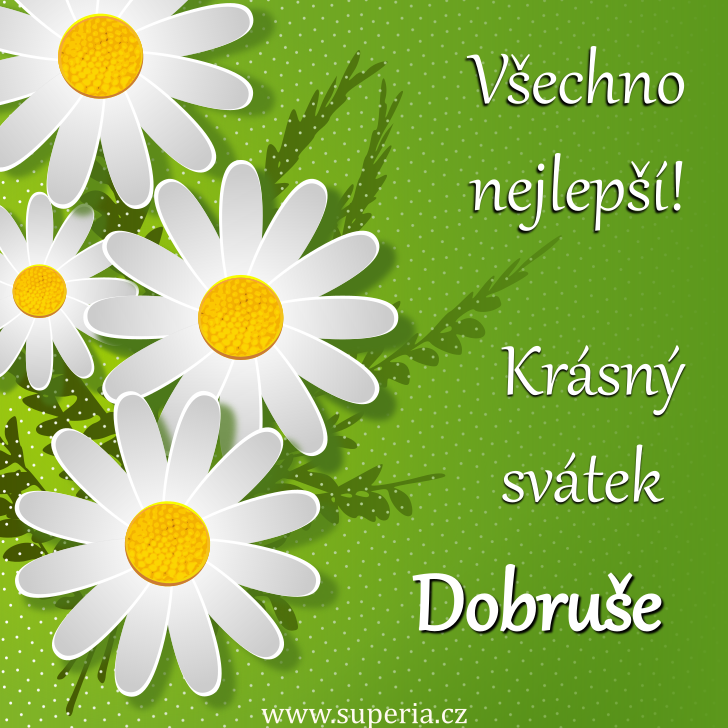 Dobrue - 5. ervna 2025 - pn k svtku podle jmen, blahopn k jmeninm k zasln emailem