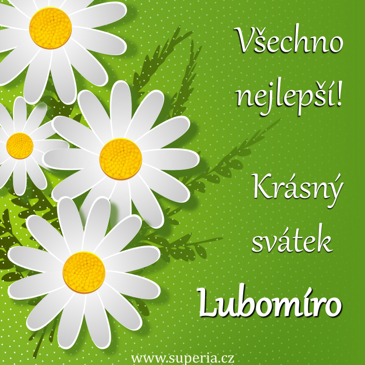 Lubomíra - 28. února 2024, gratulace ke svátku jména osob, přání k jmeninám podle jmen