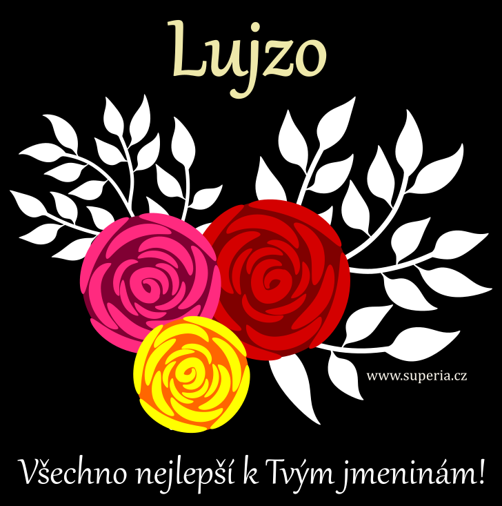 Lujza (19. srpen), blahopn, pn, pn k svtku, jmeninm, obrzek s textem. Lujzk, Lujzek, Lujzka, Lujznek, Lujzneka, Lujzineka, Lujzinka, Lujzek