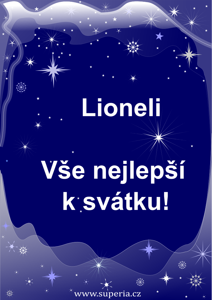 Lionel - sms texty verovanch pnek k svtku