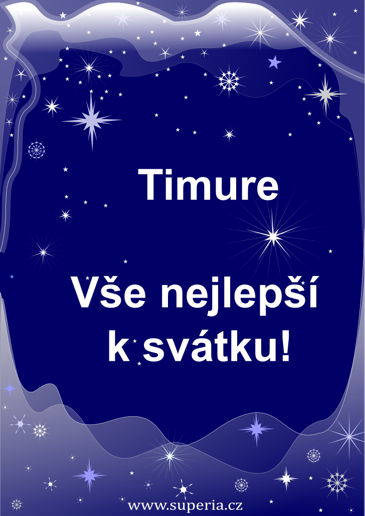 Timur - gratulace ke svtku pro dti