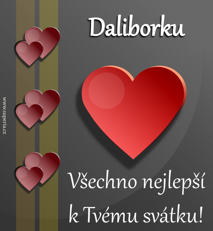 Dalibor - blahopn ke svtku pro kamardku