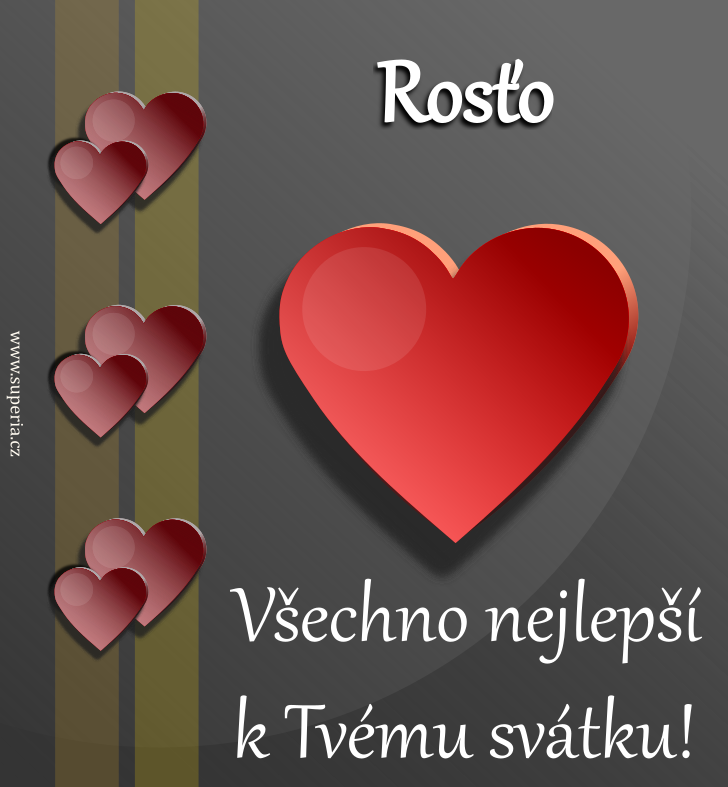 Rostislav - 19. dubna 2024, blahopn ke svtku pro enu, pn ke svtku m mil en