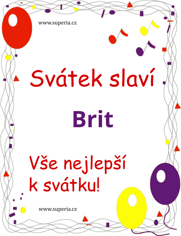 Brit - 19. jna 2024, texty sms zprv k svtku pro kluky i holky, sms blahopn k svtku text