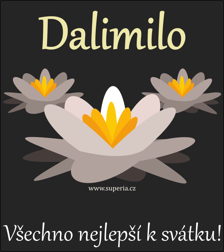 Dalimila (5. leden), pn, pn, blahopn k svtku, jmeninm ke staen na email, mms. Dalunka, Dalka, Dalinka, Dalimilka, Daluneka, Daleka, Dalimileka