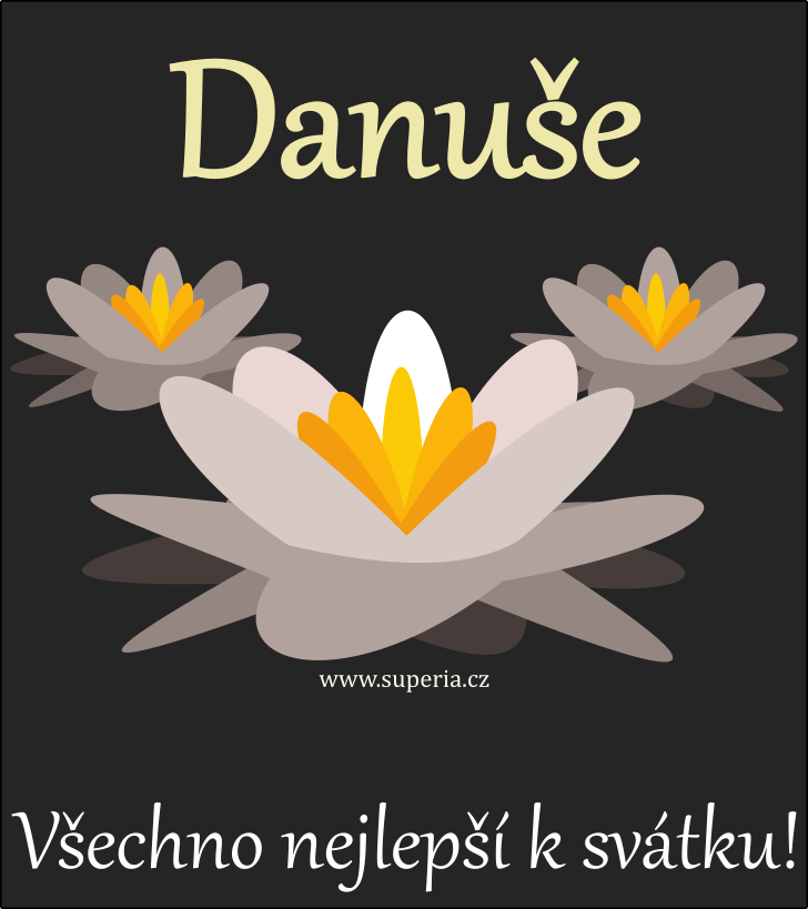 Danue (6. nor), pn, blahopn, gratulace k svtku, jmeninm ke staen na email, mms. Danuka, Dana