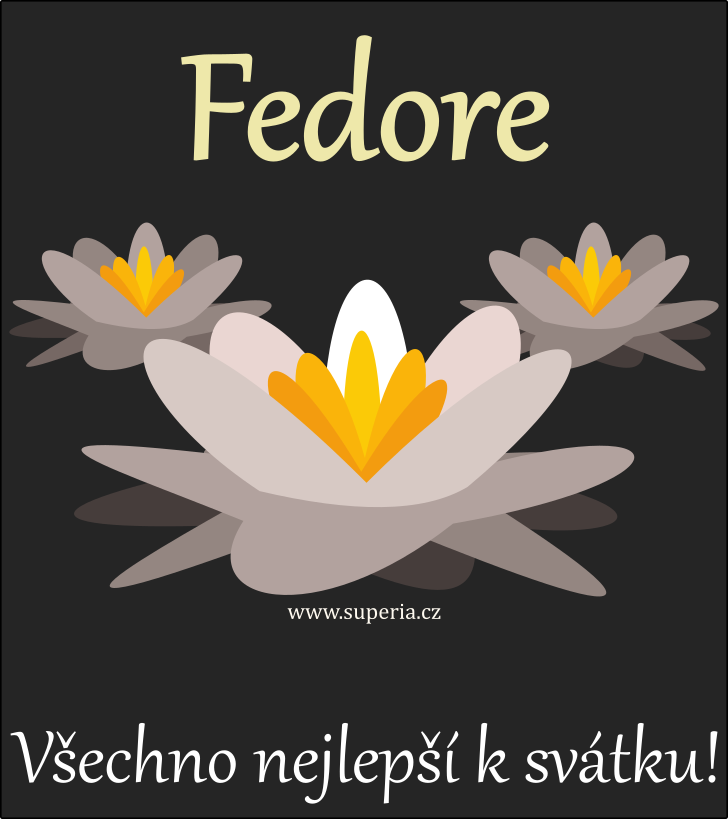 Fedor - 23. jna 2024, gratulace ke jmeninm texty sms, pnka ke svtku texty sms