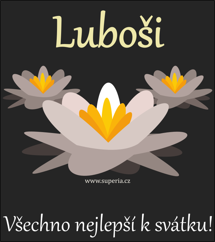 Lubo (16. ervenec), obrzkov pnko, pnka, pn k svtku, jmeninm ke staen pro Luban, Lubek, Luboek, Luba, Luba, Lubk