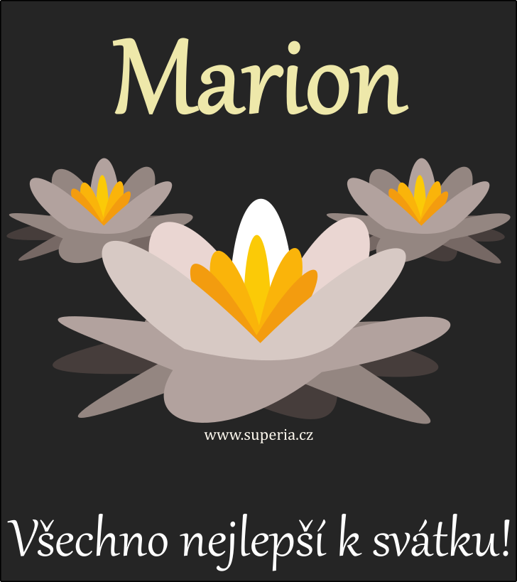 Marion - 9. z 2024, texty pn svtek podle jmen, sms pn k jmeninm podle jmen