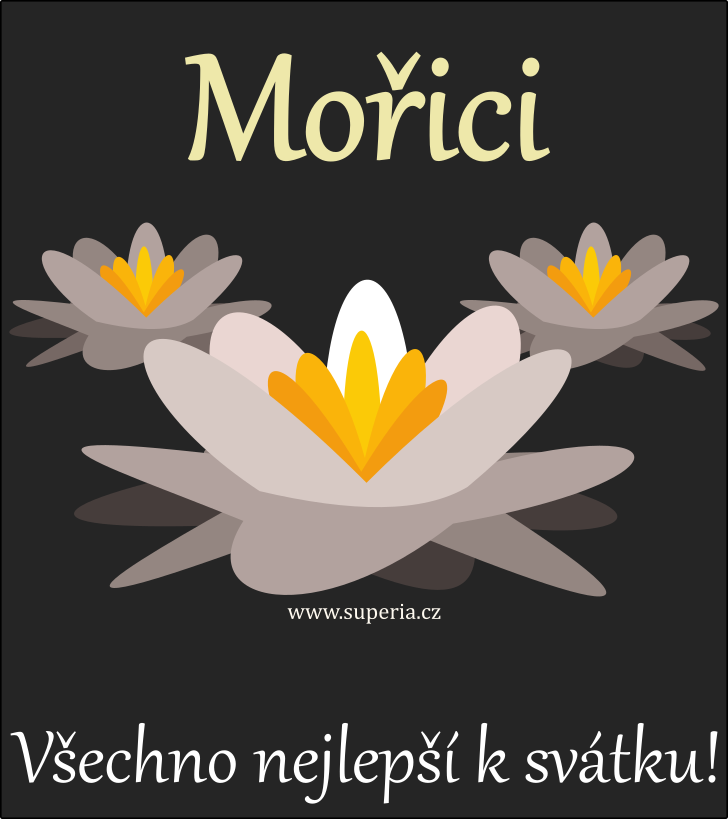 Moic (22. z), obrzkov pn, pnka, gratulace k svtku, jmeninm ke staen na email, mms. Monek, Monouek, Mok, Mocouek, Mocek