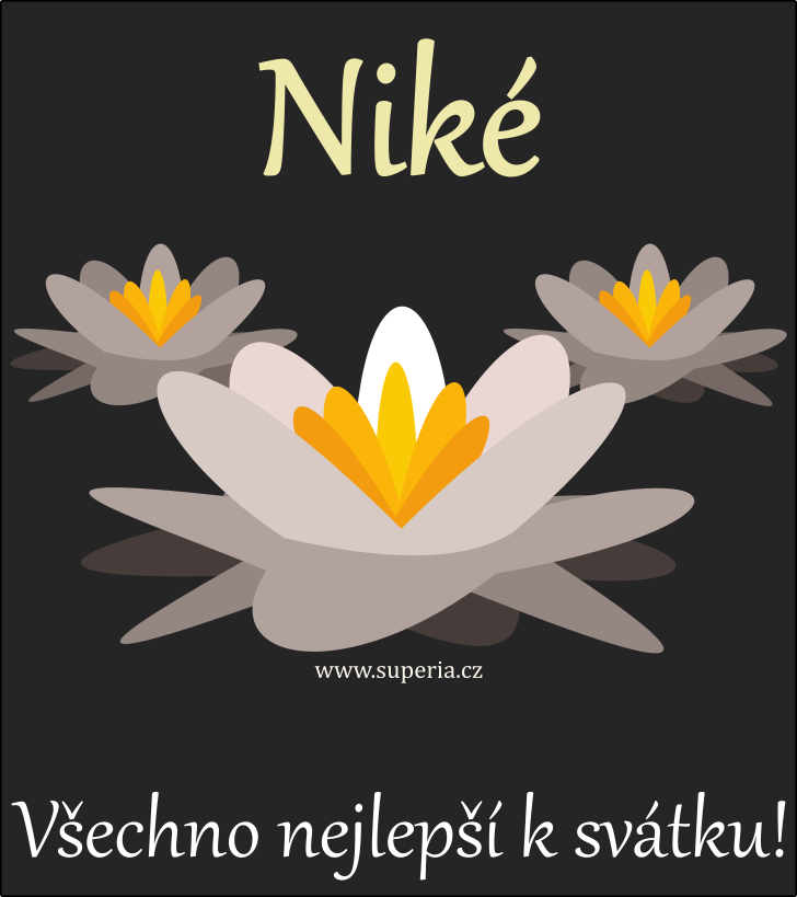 Nik (23. prosince), obrzkov pn, pnka, pnka k svtku, jmeninm ke staen na email, mms. Niky, Nikyneka, Nikouek, Nikuka, Nikineka, Nikinka, Niki, Nikounek