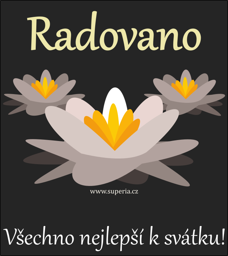 Radovana (14. leden), obrzkov pnko, pn, pn k svtku, jmeninm ke staen pro Radovnka, Radovneka, Radanka, Radovanka, Radovnuka